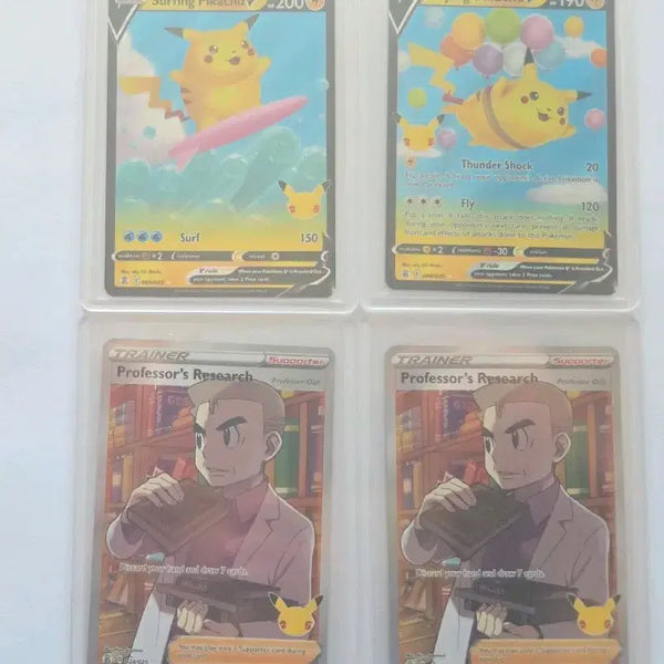 [BUNJANG] Pokemon 25th Anniversary Pikachu & Professor's Research Bundle Set (North American Edition) / (북미판) 25주년 피카츄, 박사의 연구 일괄 판매합니다