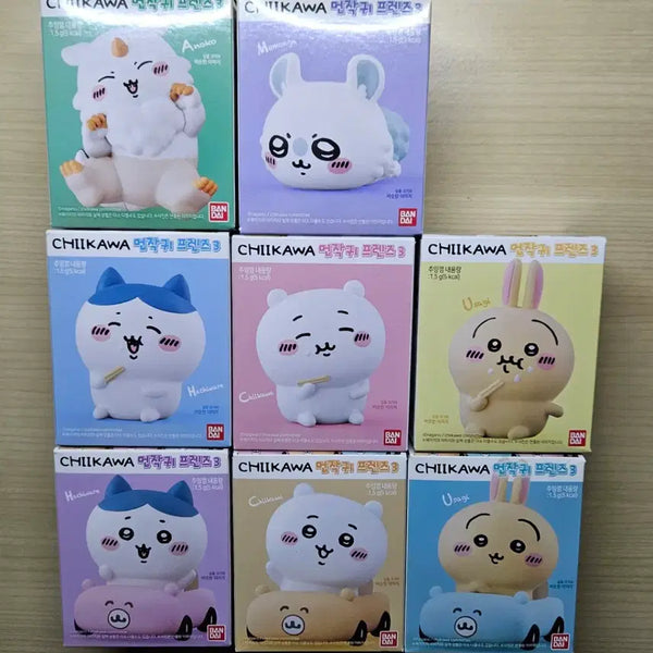 [BUNJANG] Chiikawa Friends Vol. 3 Soft Vinyl Figure Set (8 Types) / 치이카와 먼작귀 프렌즈 3탄 소프트 비닐 피규어  8종 세트