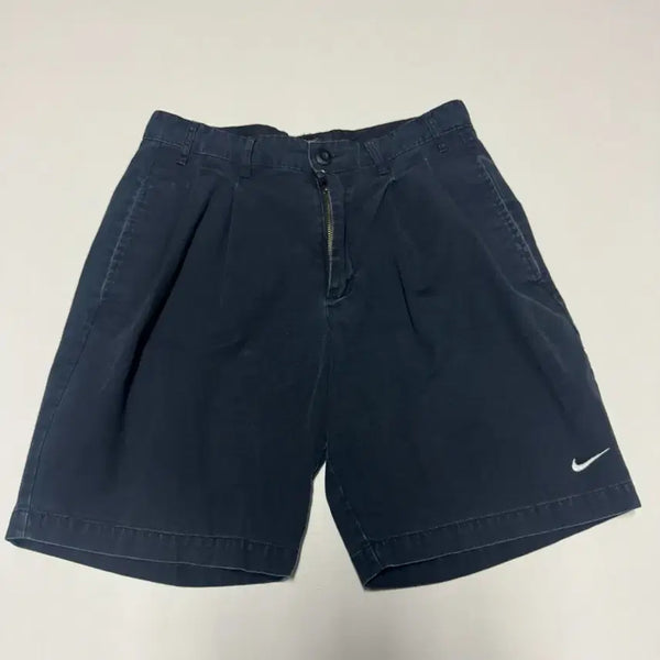 [BUNJANG] Nike Solo Swoosh Chino Shorts Navy / 나이키 23년도 솔로 스우시 치노 쇼츠 반바지 32 네이비