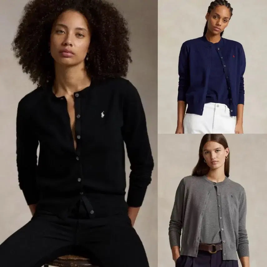 [BUNJANG] Polo Ralph Lauren Women's Cotton Blend Cardigan / 정품/새상품) 폴로 여성 간절기 코튼 블랜드 가디건