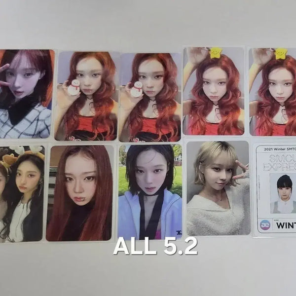 [BUNJANG] Aespa Winter Photocard Set / 에스파 원터 포토카드 세트 aespa winter photocard