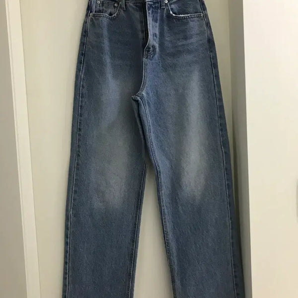 [BUNJANG] Vintage Denim Straight Fit Jeans / 청바지 빈티지 데님 스트레이트 핏