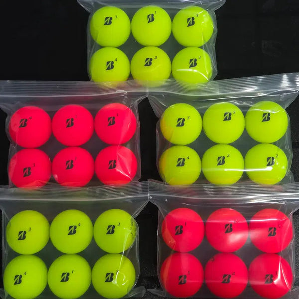 [BUNJANG] Bridgestone A-Grade 3-Piece Matte Color Used Golf Balls - 30 Balls / 브리지스톤 A급 3피스 무광 컬러 로스트볼 30구 중고골프공 -무료배송-