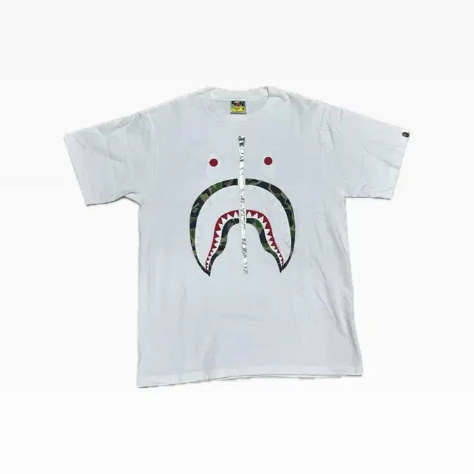 [BUNJANG] A Bathing Ape Shark Print T-Shirt (M) / 베이프 샤크 반팔티 M +서비스