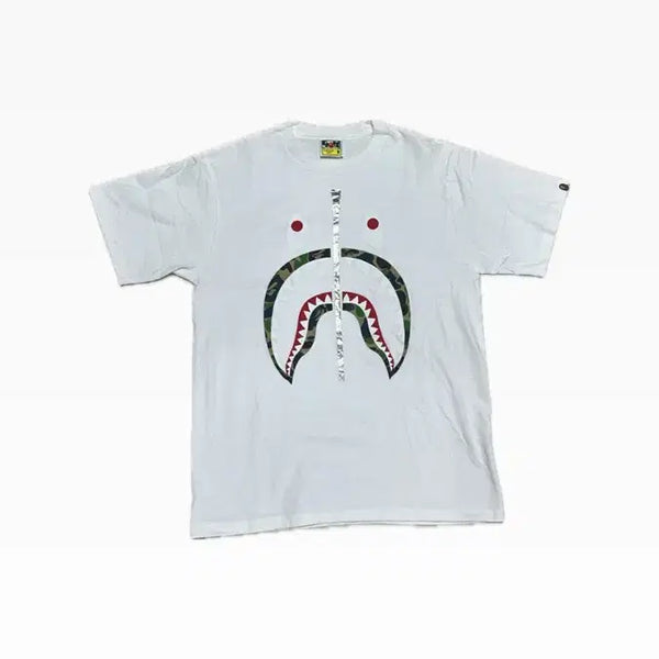 [BUNJANG] A Bathing Ape Shark Print T-Shirt (M) / 베이프 샤크 반팔티 M +서비스