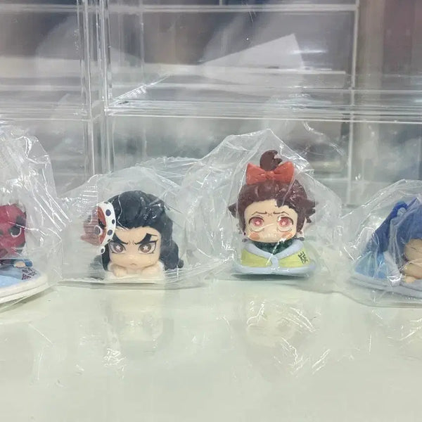 [BUNJANG] Demon Slayer: Kimetsu no Yaiba Onemutan Figures (Set of 4) / 귀멸의 칼날 가챠 오네무탄 유곽 어스