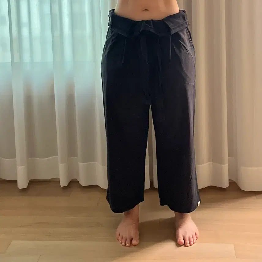 [BUNJANG] Boodimoodra Wide Pants Black S / 부디무드라 와이드 팬츠 블랙 S