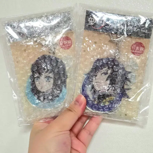 [BUNJANG] Demon Slayer Tomioka Giyu & Tokito Muichiro Keychain Set / 새상품) 귀멸의 칼날 귀칼 토미오카 기유 토키토 무이치로 키링
