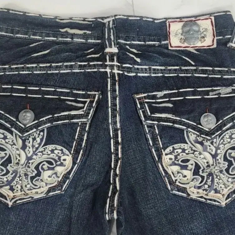 [BUNJANG] Laguna Beach Jeans Size 33 Chrome Hearts Motif New / 라구나비치 초고가 소장용33사이즈 청바지 새제품 크롬하츠문양 트루릴리전