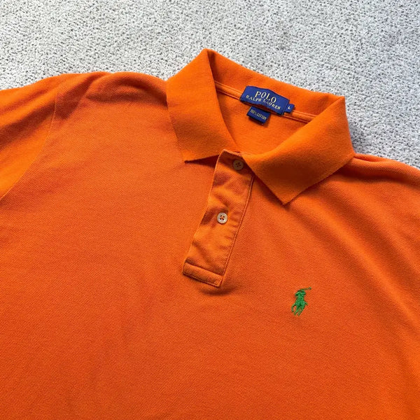 [BUNJANG] Polo Ralph Lauren Collar Short Sleeve T-Shirt L / 폴로 랄프로렌 카라 반팔 티셔츠 L 100