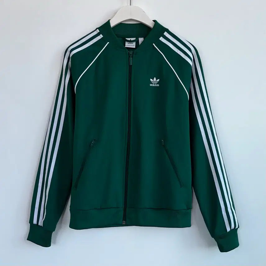 [BUNJANG] Adidas Superstar Green Track Top Jersey / 아디다스 슈퍼스타 그린 트랙탑 져지