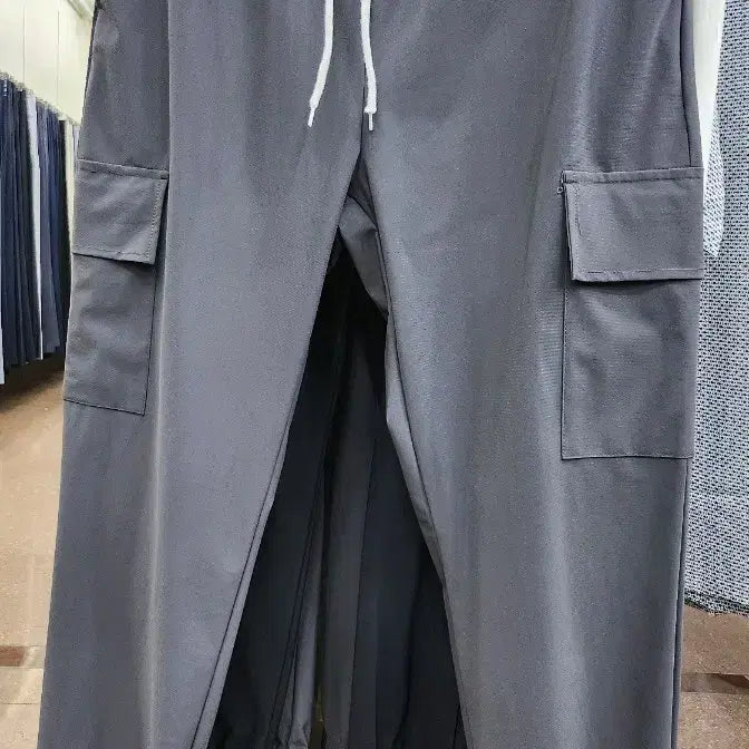 [BUNJANG] Men's Cargo Jogger Pants - Cool Fabric / 냉카고조거팬츠