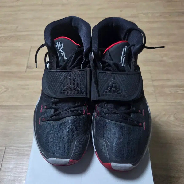 [BUNJANG] Nike Kyrie 6 Basketball Shoes Black/Red / 나이키 카이리 6 블랙 레드 농구화