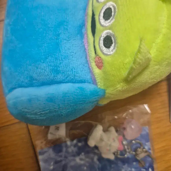 [BUNJANG] Toy Story Alien & Cinnamoroll Keychains (Set) / 토이스토리 다이소 인형 키링, 시나모롤 키링