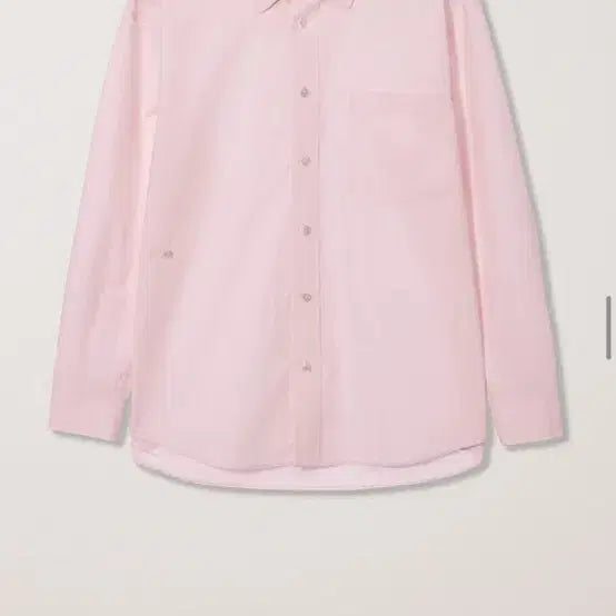 [BUNJANG] Dunst Cotton Shirt Pink S / 던스트 코튼 셔츠 핑크 s