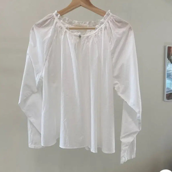 [BUNJANG] Vegetable Sofie Frill Blouse / 베지터블 소피프릴 블라우스