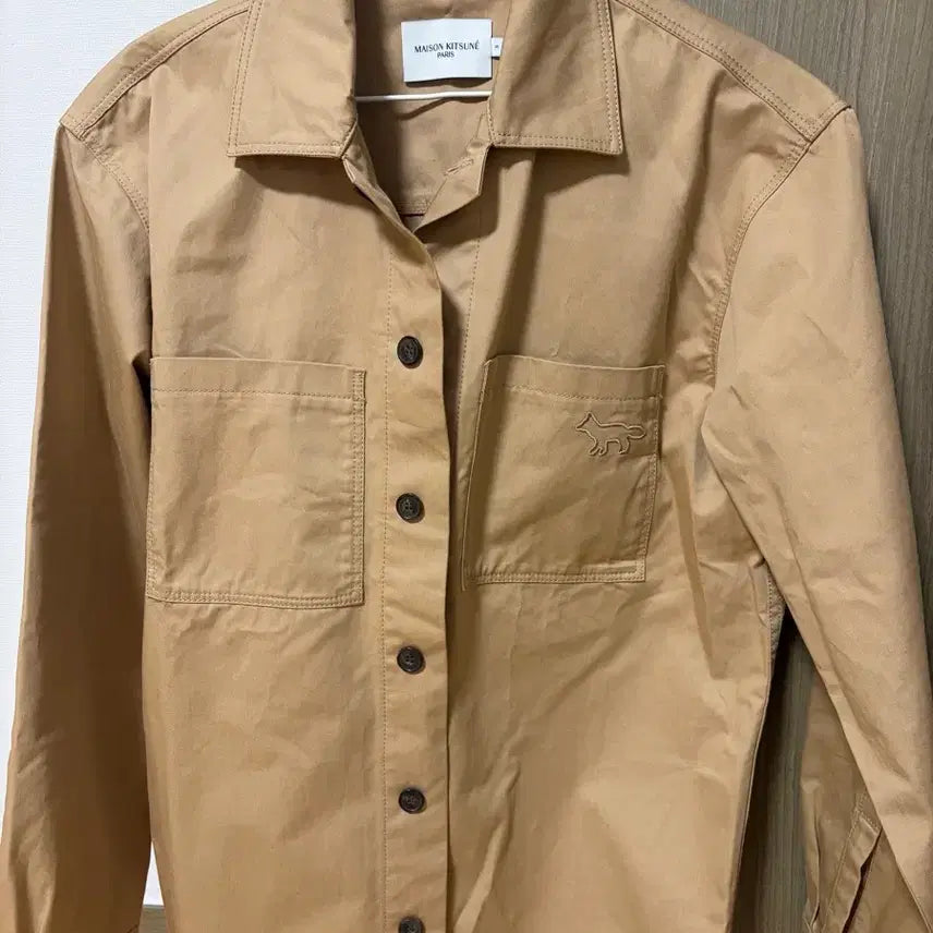 [BUNJANG] Maison Kitsuné Beige Shirt / 메종키츠네 셔츠 베이지색