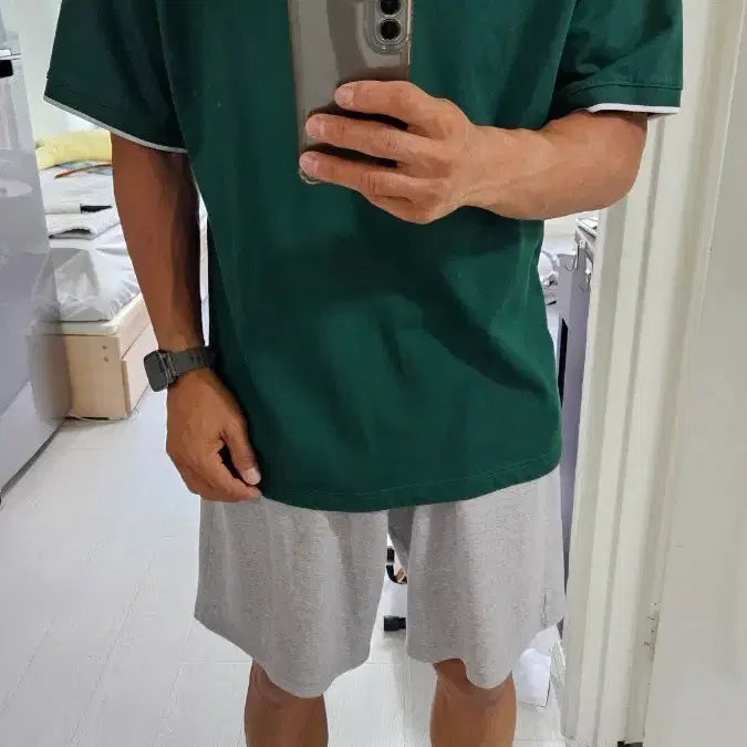 [BUNJANG] Malbon Big Logo Men's Polo T-Shirt / <<정품 템!>> 말본 빅로고 남성 카라티!