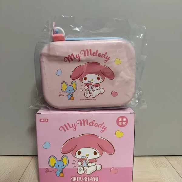 [BUNJANG] My Melody Portable Storage Case Pink / 마이멜로디 휴대용 수납 케이스 핑크
