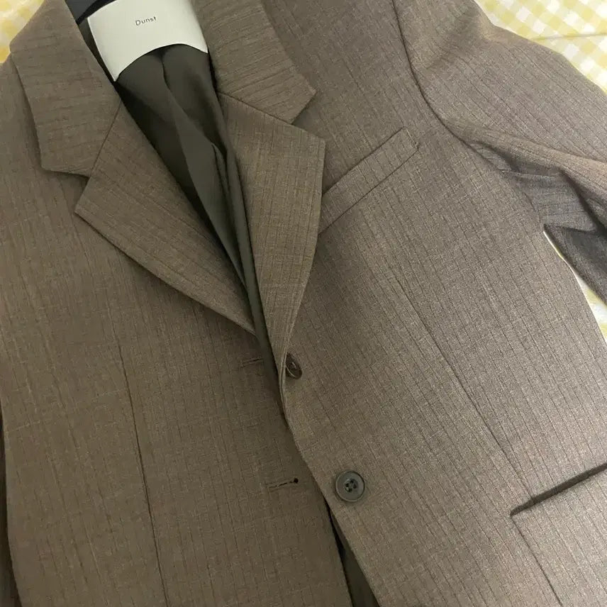 [BUNJANG] Brown Dressed Jacket / 브라운 던스트 자켓