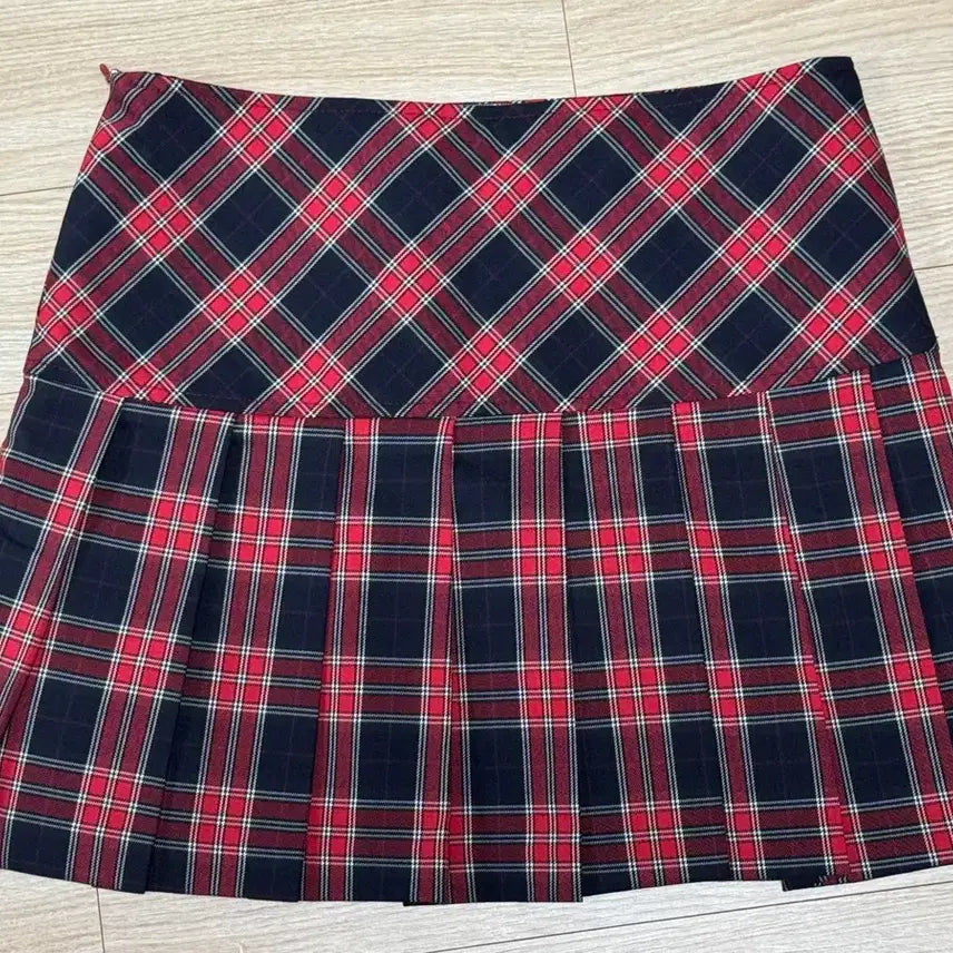 [BUNJANG] Checkered Mini Skirt / 체크 스커트