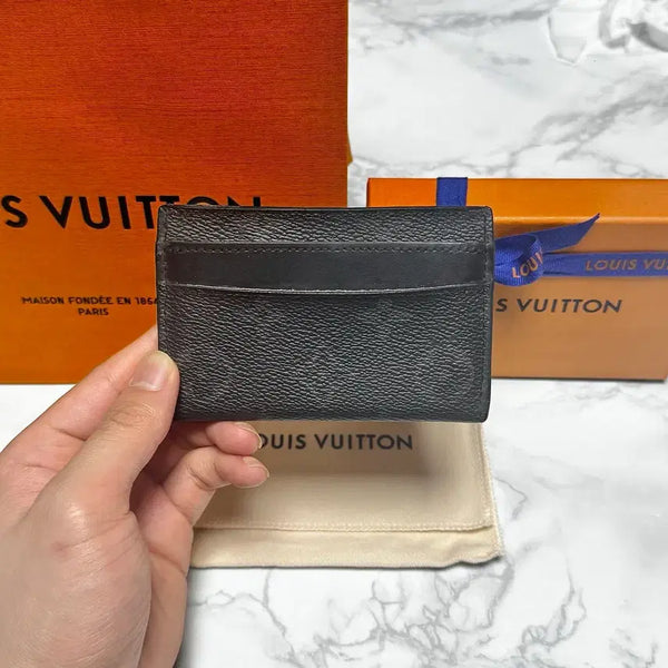 [BUNJANG] Louis Vuitton Monogram Eclipse Card Holder / [A+급] 루이비통 카드홀더 모노그램 이클립스