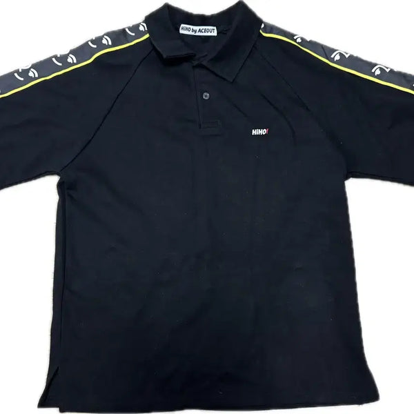 [BUNJANG] HIHO by ACEOUT Black Short-Sleeve Polo T-Shirt / 하이호 반팔티