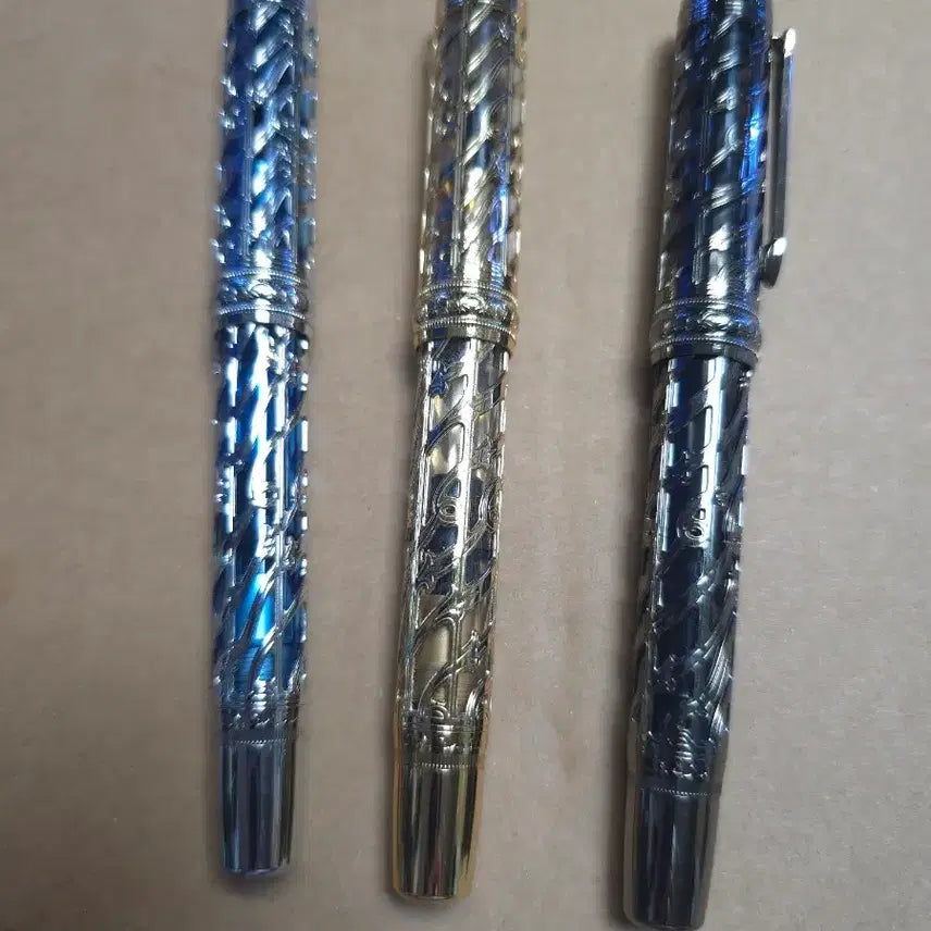 [BUNJANG] Hongdian A6 Skeleton Piston Filler Fountain Pen, Gold F Nib / Black EF Nib / 홍디안 A6 만년필 스켈레톤 피스톤 필러 , 골드F, 블랙EF