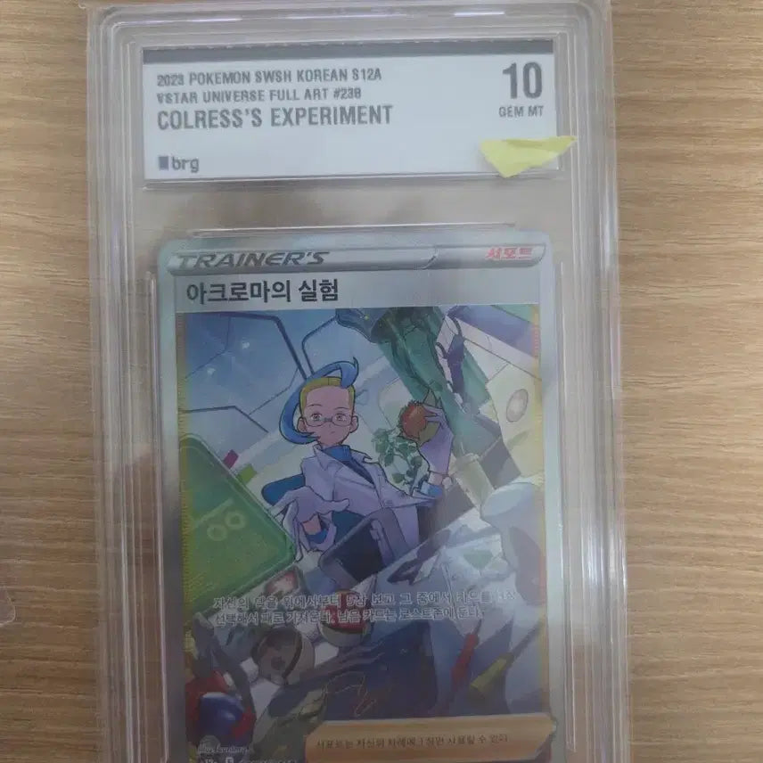 [BUNJANG] Pokemon Card Archroma's Experiment SAR BRG 10 Graded / 포켓몬카드판매합니다(아크로마의실험 SAR BRG10등급)