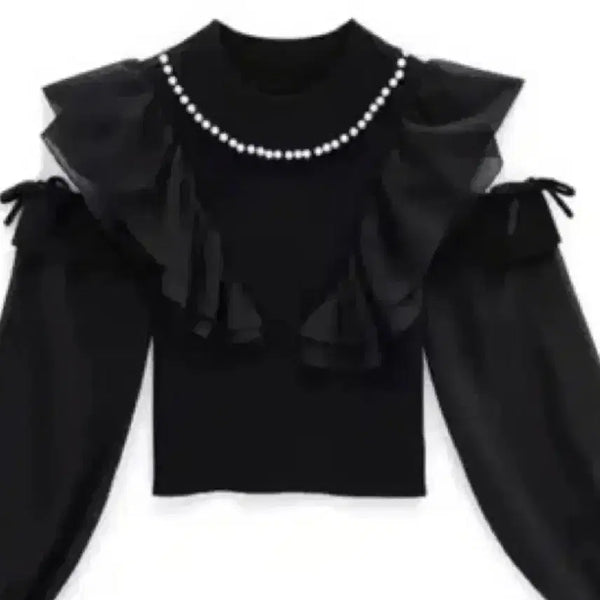 [BUNJANG] Grl Pearl Knit / Grl 그레일 진주 니트