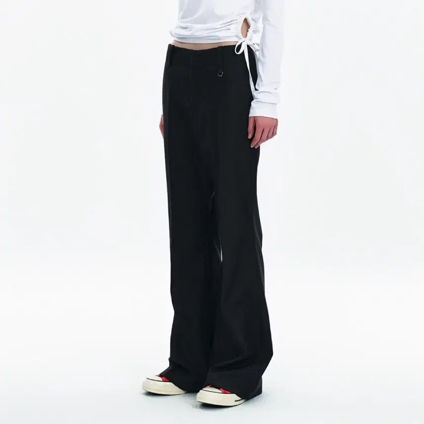[BUNJANG] Yunse Flare Pants Slacks (Charcoal) / (차콜/새상품) 윤세 yunse 플레어 팬츠 슬랙스