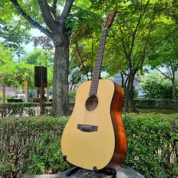 [BUNJANG] BB.Stone Dreadnought Acoustic Guitar - Unfinished Matte Mahogany Sitka Spruce / 한국산 BB.Stone 통기타 입문용 무광 마감 기타 판매합니다