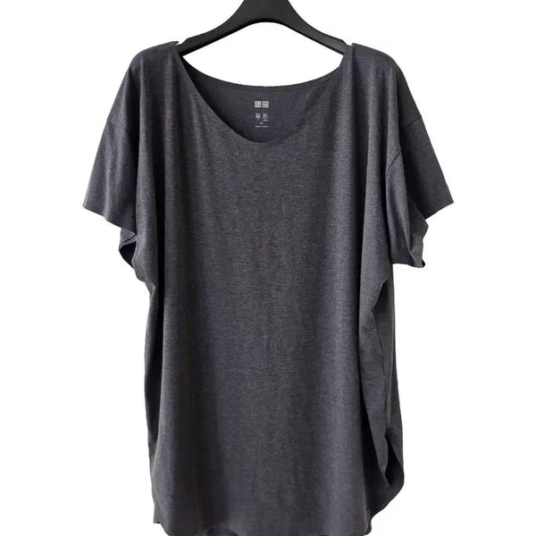 [BUNJANG] Uniqlo Grey Loose Fit T-Shirt XL / XL/유니클로 그레이 루즈티셔츠