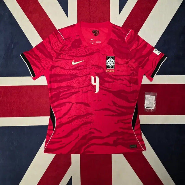 [BUNJANG] Kim Min-jae South Korea National Team Player Issued XL Home Jersey / 26/28 대한민국 국대 지급용 XL - 김민재