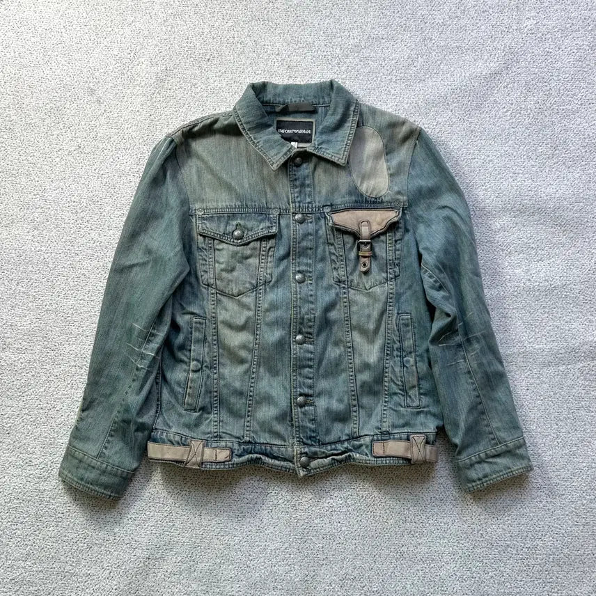 [BUNJANG] Emporio Armani Vintage Denim Jacket L / EMPORIO ARMANI 알마니 빈티지 청자켓 100 L