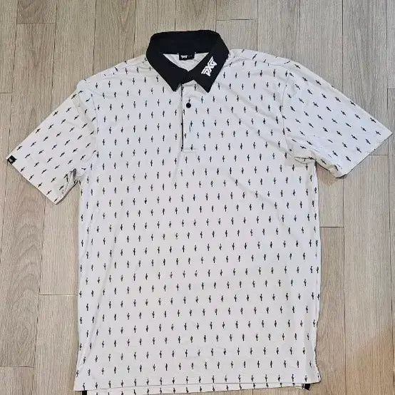 [BUNJANG] PXG Golf Wear Camouflage Short-Sleeve Polo Shirt / PXG 골프웨어 카모플라쥬 반팔 카라티셔츠 105 가슴단면 55