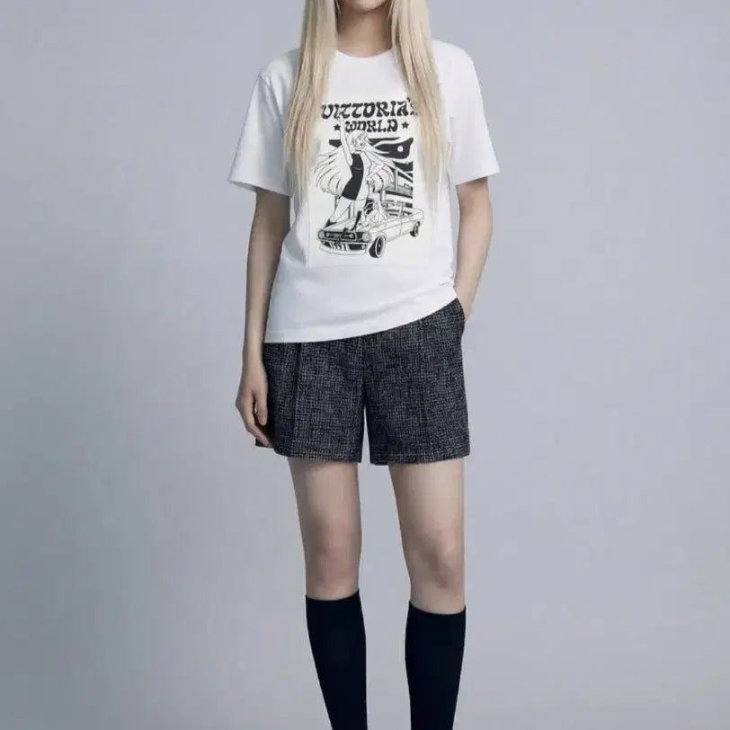[BUNJANG] VOV Graphic Patch Pigment T-shirt / 보브(VOV) 그래픽패치 피그먼트 티셔츠 2026신상품 새상품이에요