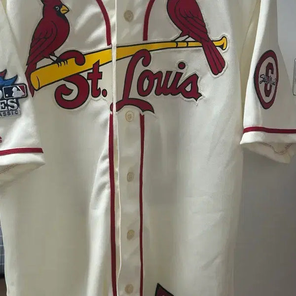 [BUNJANG] St. Louis Cardinals Albert Wainwright Signed Majestic Replica Jersey (Size M) / mlb 세인트루이스 카디널스 싸인 유니폼