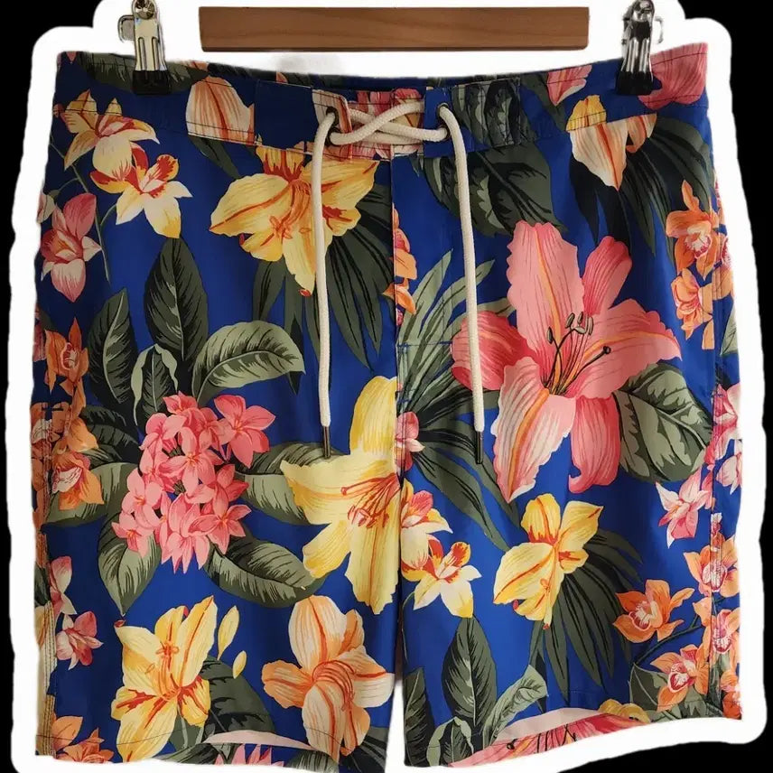 [BUNJANG] Abercrombie Floral Swim Pants Size 32 / 아베크롬비 플로럴 스윔 팬츠 32