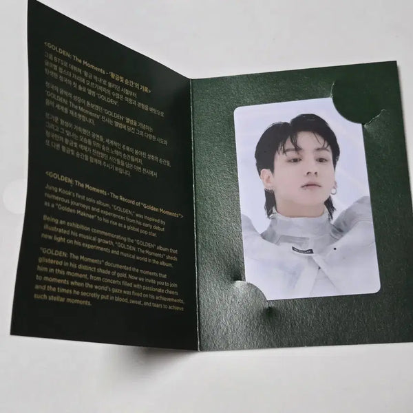 [BUNJANG] BTS Jungkook Golden Exhibition Exclusive Photocard / 정국 골든 전시회 입장 포카 특전 jungkook golden bts