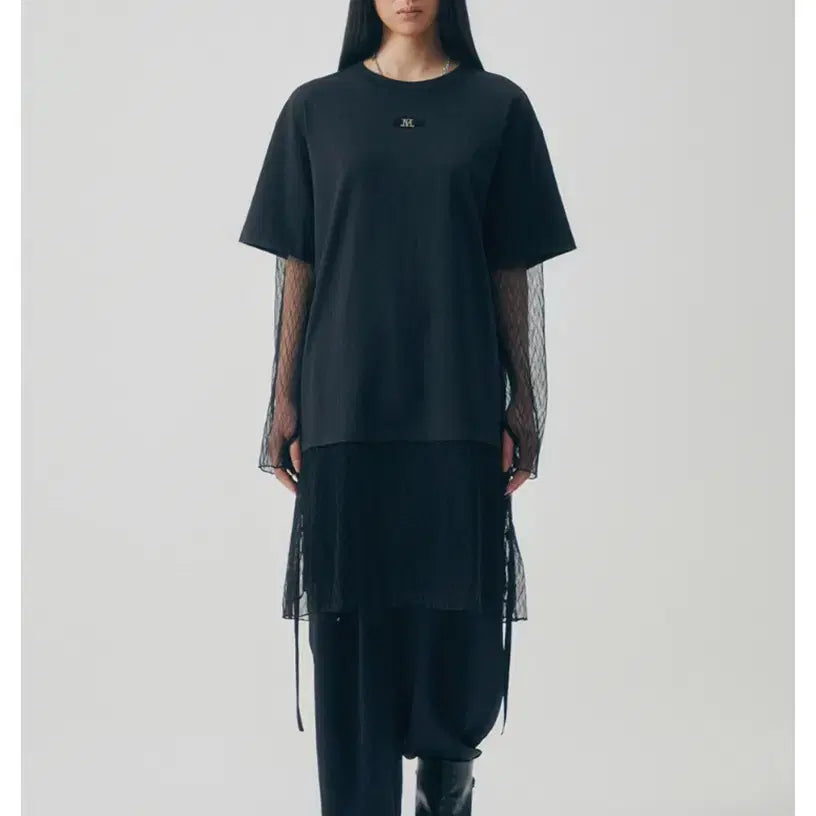 [BUNJANG] Trimingbird Layered Lace Long Sleeve / 트리밍버드 레이어드 레이스 롱슬리브