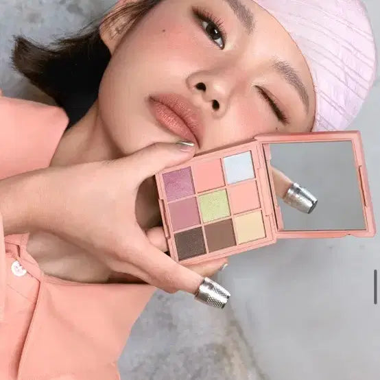[BUNJANG] 3CE Multi Eye Color Palette The Textile Cross the Lime / (새상품) 3CE 멀티 아이 컬러 팔레트 더 텍스타일 크로스더라임