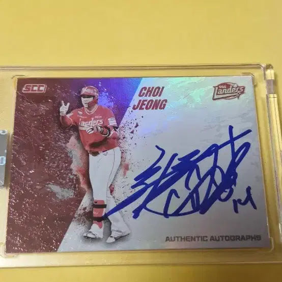 [BUNJANG] 2026 SSG Choi Jeong Autographed Limited Edition Card #10 / SCC 2026 SSG 원클럽맨 최정 오토 12한정