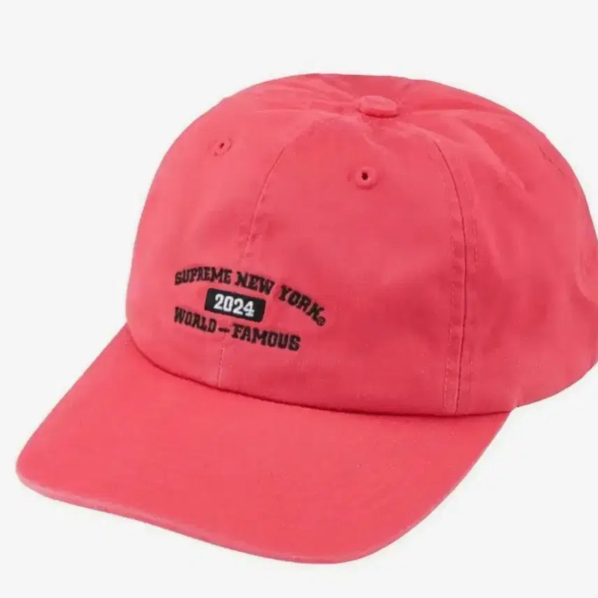 [BUNJANG] Supreme New York Arc 6-Panel Peach 24SS Cap / 슈프림 뉴욕아크6-패널 피치-24ss