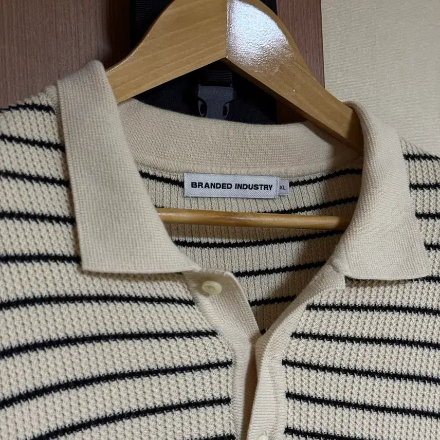[BUNJANG] Branded Hard Twist Polo Knit Ivory XL / [XL] 브랜디드 하드 트위스트 폴로 니트 아이보리