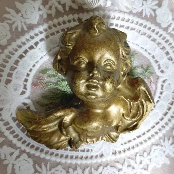 [BUNJANG] Vintage Angel Wood Carving Object / Vintage) 빈티지 앤젤 나무조각 오브제