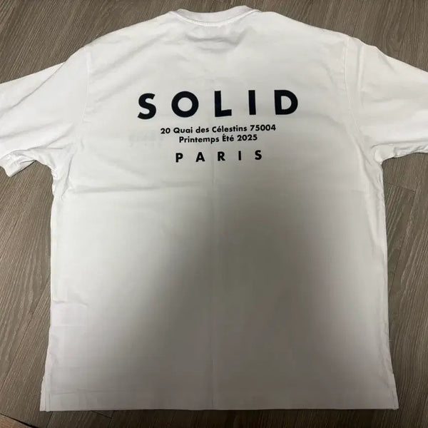 [BUNJANG] Solid Homme Short Sleeve T-Shirt Size 48 / 솔리드옴므 반팔 48