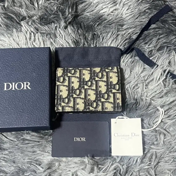 [BUNJANG] Dior Business Oblique Card Holder Beige / 디올 비즈니스 오블리크 카드지갑