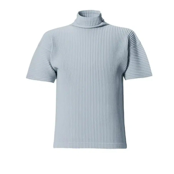 [BUNJANG] Homme Plissé Basic Short Sleeve Pleats Top / 옴므플리세 베이직 반팔 플리츠