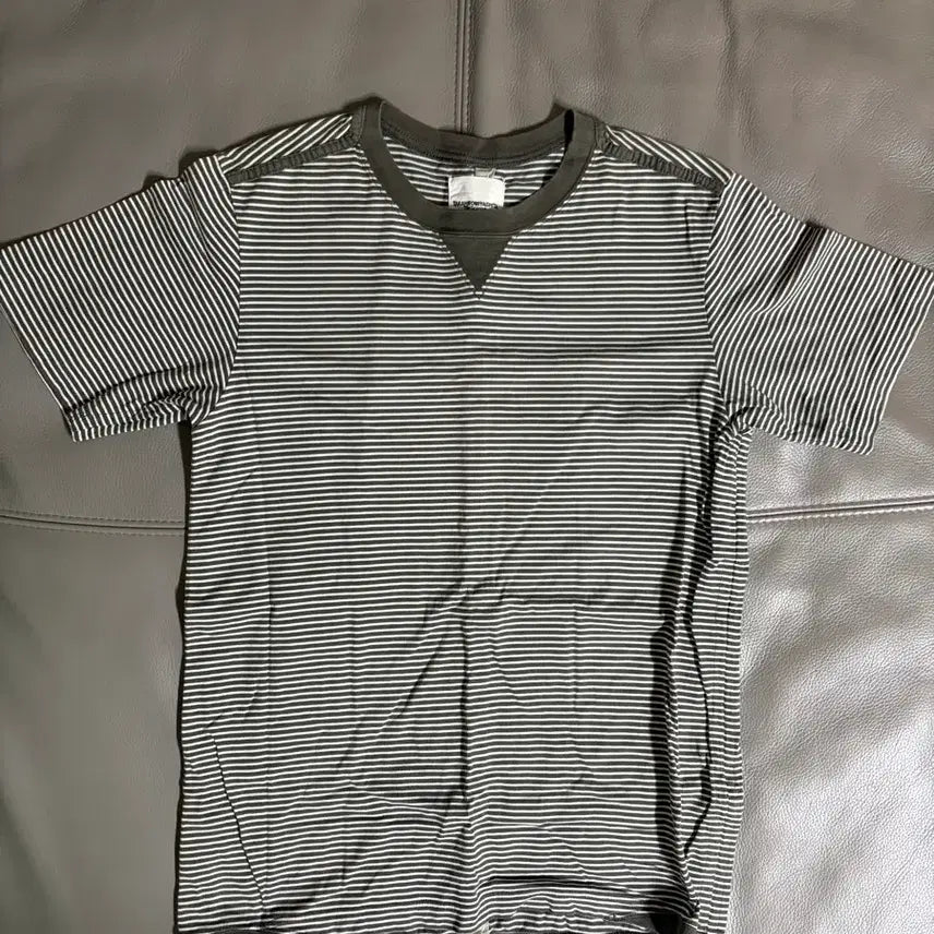 [BUNJANG] Soloist Stripe Short Sleeve T-Shirt Size 46 / 솔로이스트 스트라이프 반팔 46